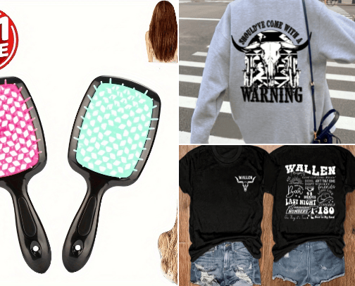 Clothing cover photo collage