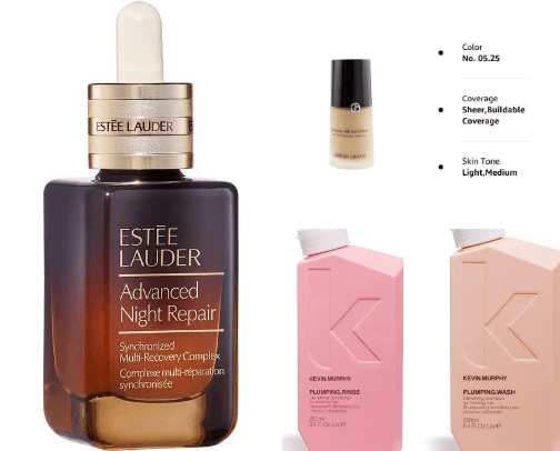 Skin care cover photo collage