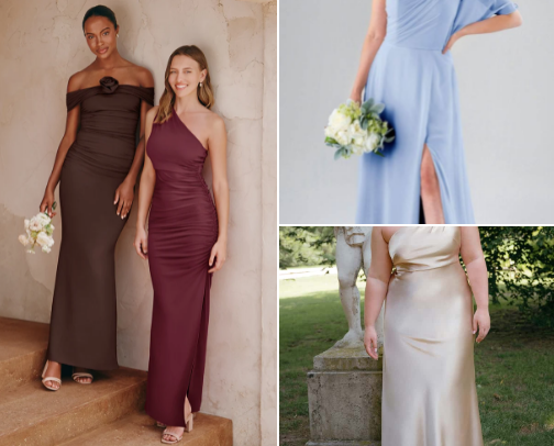 The perfect bridesmaid dress - The day they say “I Do” cover photo collage