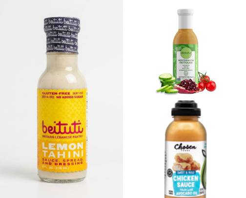 Seed-oil free sauces cover photo collage