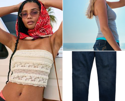 all my favorite clothing stores! cover photo collage
