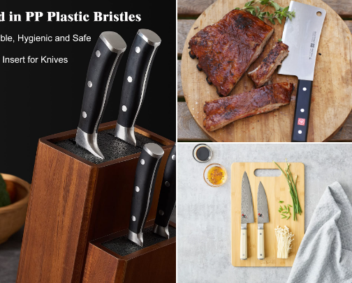 Essential Cooking Knives and Cutting Boards cover photo collage