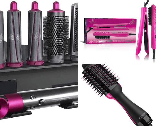 I use these for beautiful hair blowouts 💕✨️ cover photo collage