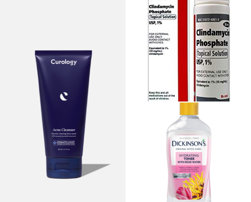 skincare products for glass skin cover photo collage