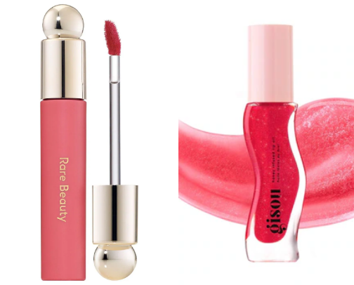 lip oil cover photo collage