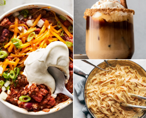 Cozy Fall Recipes cover photo collage
