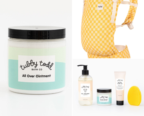 Baby products recommended by a seasoned mama & doula! cover photo collage