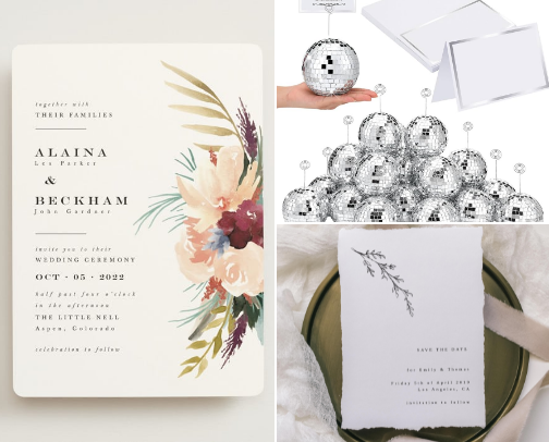 Minted Must-Haves: Gorgeous Designs for Weddings, Holidays & Home cover photo collage