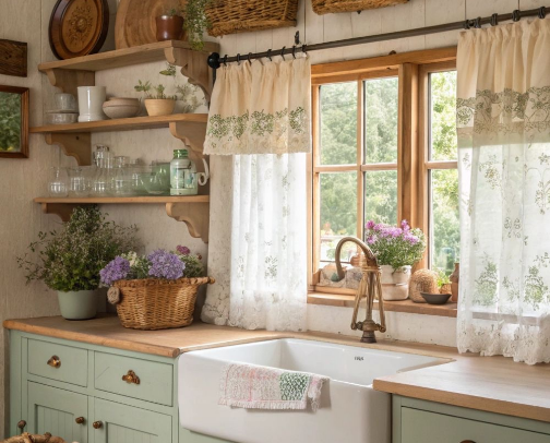 vintage inspired kitchen 🌿 cover photo collage