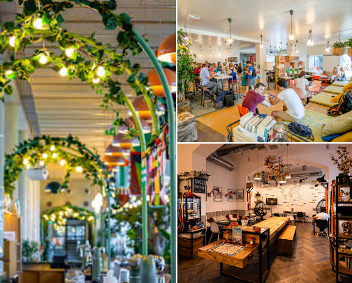 Budget-Travel Hostels: Europe & UK cover photo collage