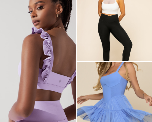 Trendy, Flattering, & Comfy Dance Practice Apparel Recs cover photo collage