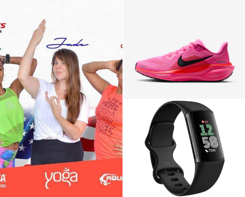 Get Moving: My Favorite Workouts, Gear & Outdoor Spots cover photo collage