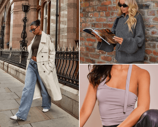 Fall trending outfits cover photo collage