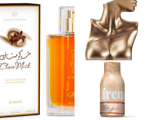 Best vanilla perfume reccs cover photo collage