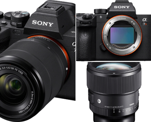 Photography gear cover photo collage