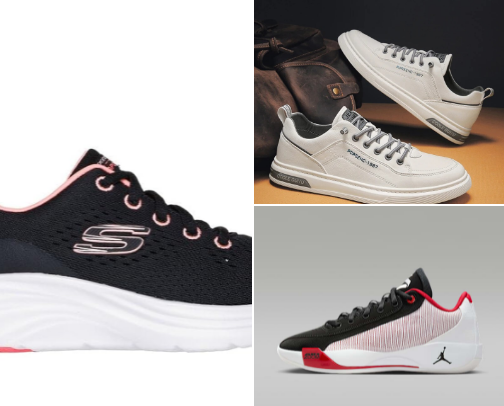 Shoes cover photo collage