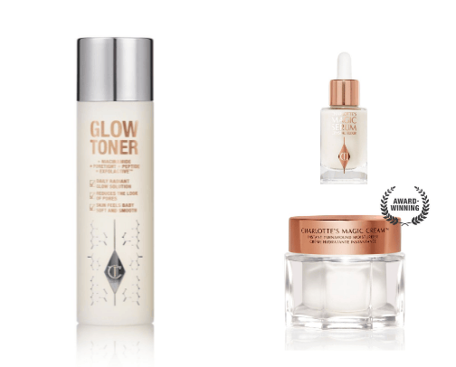Charlotte Tilbury skin care  ✨ cover photo collage