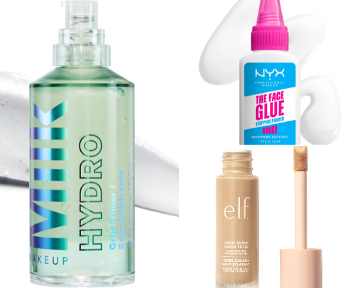 makeup routine cover photo collage
