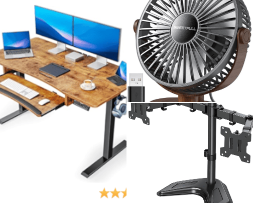 work from home item recommendations cover photo collage