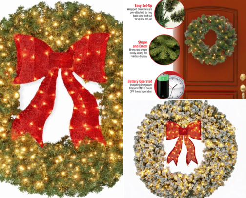 How a Lighted Wreath on My Garage Door Made Our Whole Street Friendlier cover photo collage