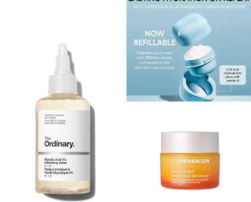 Products for skin perfection🌟 cover photo collage