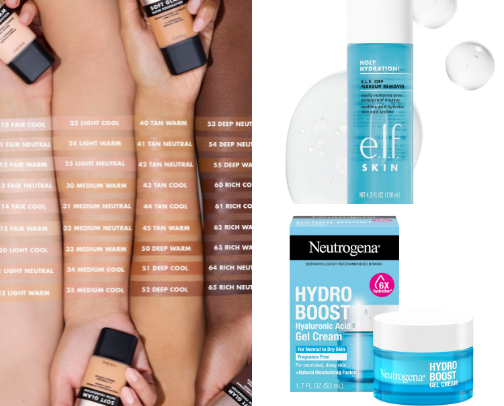 Beauty Products-Skin Care, Makeup, and Everything In Between cover photo collage