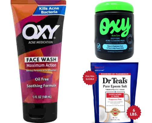 Body care essentials cover photo collage