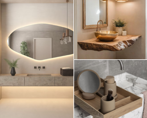 Create a spa-like bathroom 🫧 cover photo collage