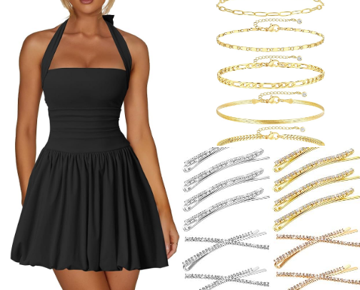 Capped. GOWNED. Styled 🌟 cover photo collage