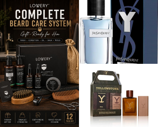Men's Essentials cover photo collage