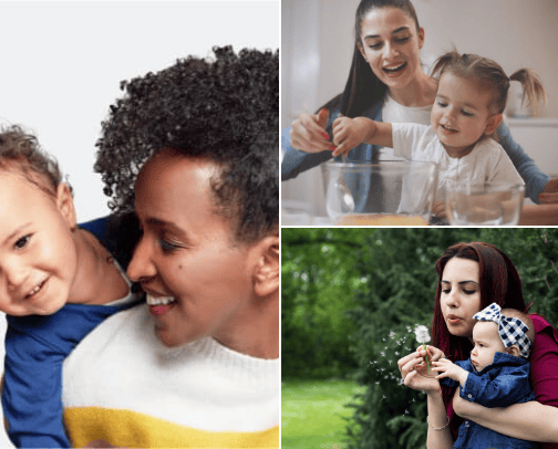 Babysitting, house care services cover photo collage
