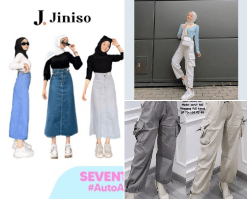Women clothes cover photo collage