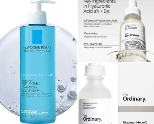my skincare favorites cover photo collage