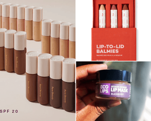 Clean Makeup Stash cover photo collage