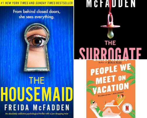 Book recs! 📖🤓 cover photo collage