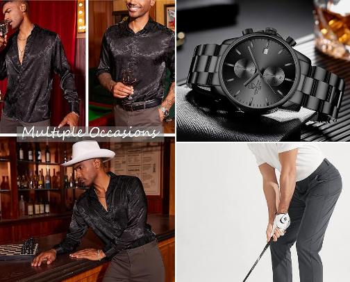 Men's style to be attractive when going out cover photo collage
