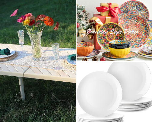 Boho home decor cover photo collage