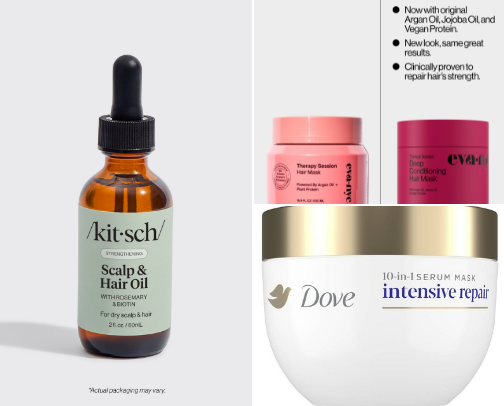 Hair products that actually repaired my damaged hair!! cover photo collage