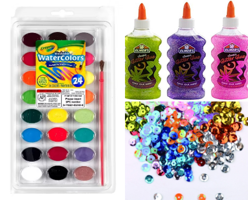 Art Supplies for Kids cover photo collage