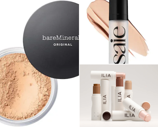 natural beauty products cover photo collage