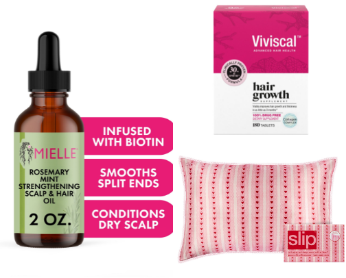 Hair Growth Essentials: 20 Products That Help You Grow Longer Hair ✨ cover photo collage