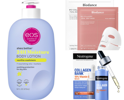 Skin care-things I love cover photo collage