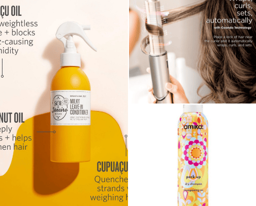 Holy Grail Hair Products💇🏻‍♀️ cover photo collage