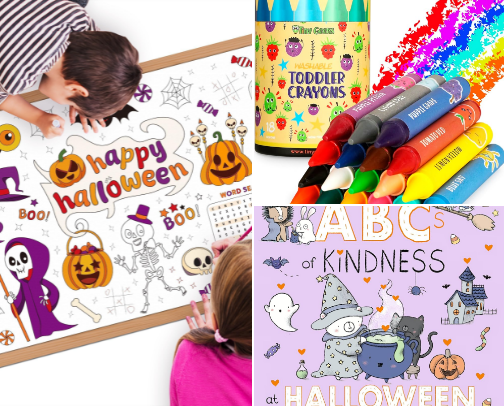HALLOWEEN BOO BASKET cover photo collage