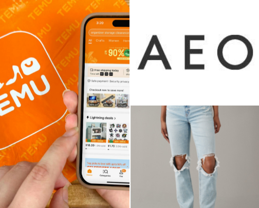 Shopping cover photo collage