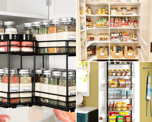 Kitchen organization cover photo collage