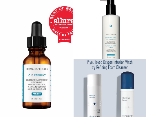 boujee girl skincare cover photo collage