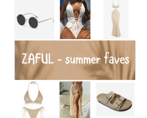 ZAFUL - summer faves 🔆 cover photo collage