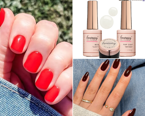 Yes, I do my own gel nails and you can too! cover photo collage