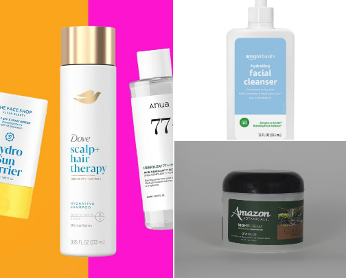 Amazon Skincare under $25 cover photo collage